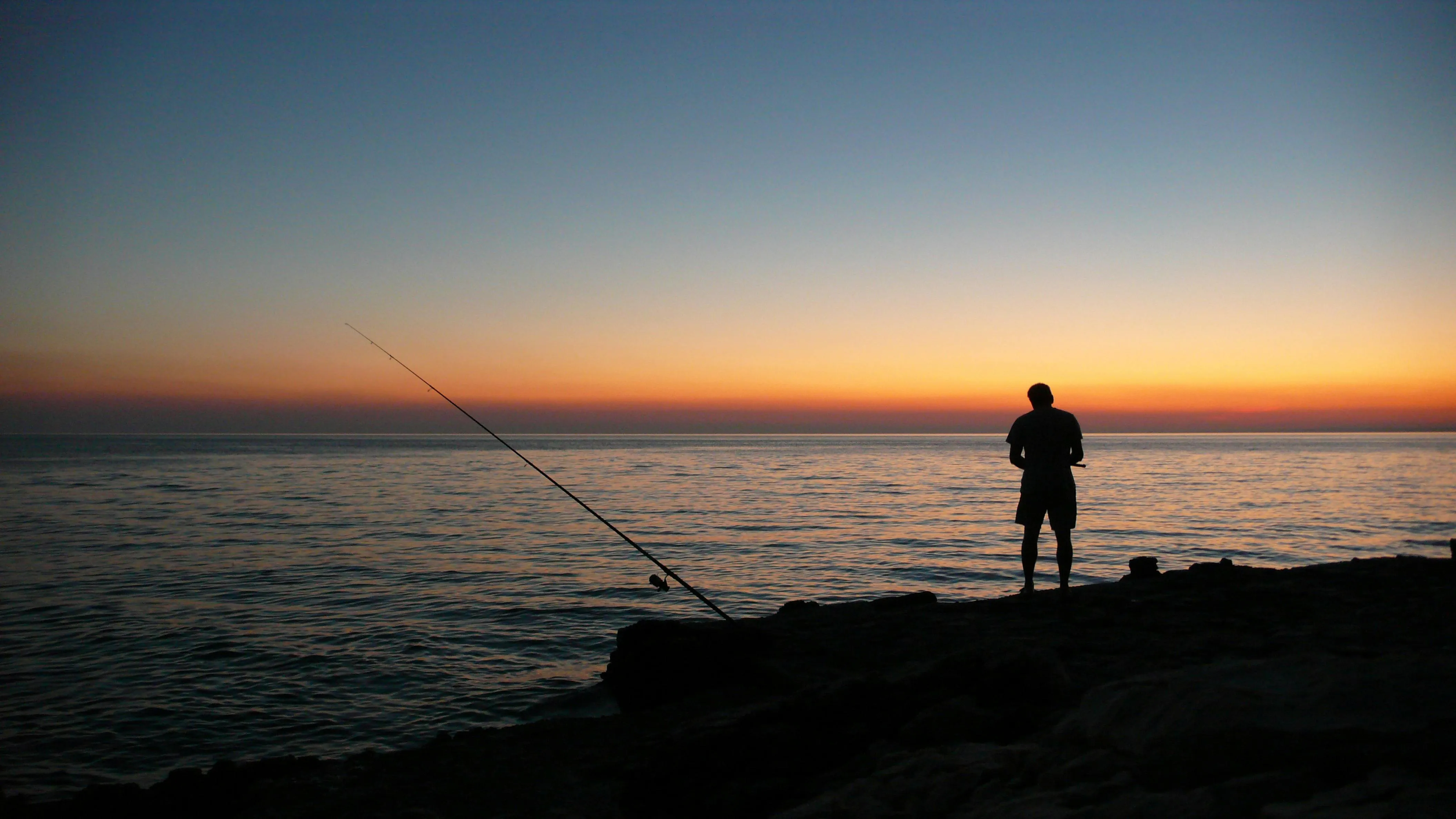 Fishing line spools and tackle box