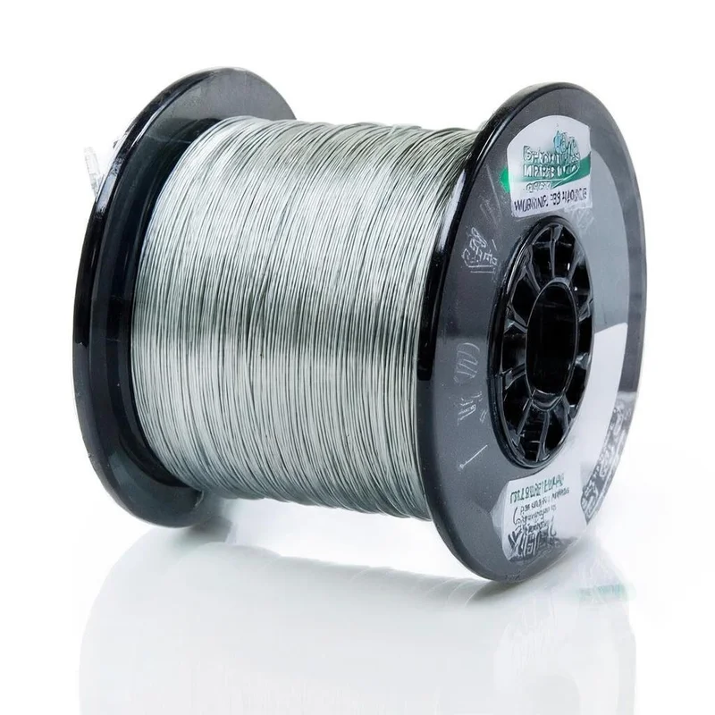 monofilament fishing line spool on reel