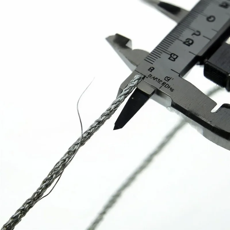 close up of braided fishing line PE rating on spool