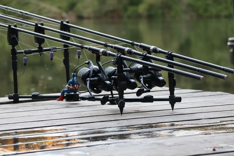 carp angler waterside setup for carp fishing retailers and distributors
