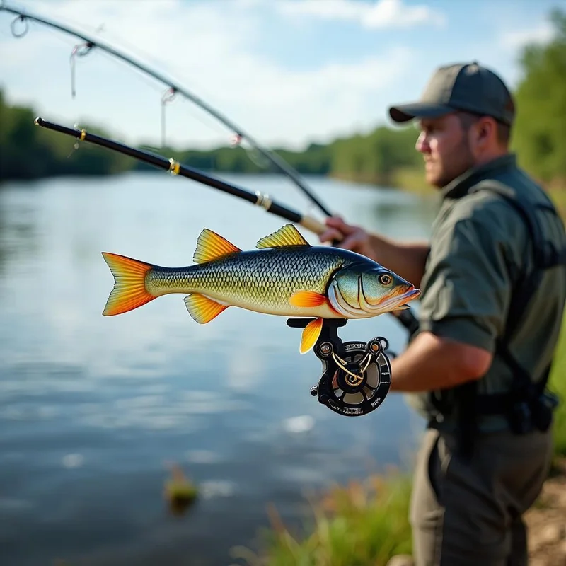Angler catfish river bank