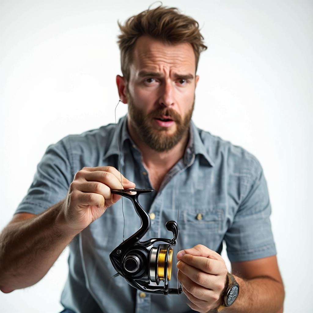 broken fishing line angler frustration ,  photo from Pexels